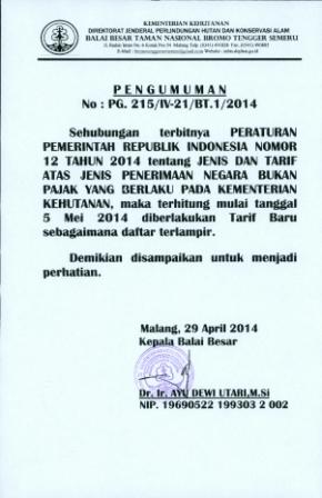 TARIF MASUK KAWASAN TN.BTS